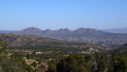 Turquoise Trail, entre Santa Fe et Albuquerque. "The souls sof the ghosts of those dead Indians were just running around and freaking out...